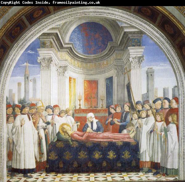 GHIRLANDAIO, Domenico Entombment of St.Fina